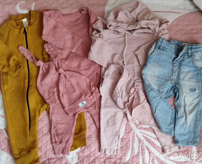 Вещи пакетом на девочку 68 74