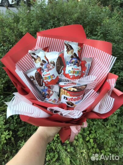 Сладкие букеты из конфет