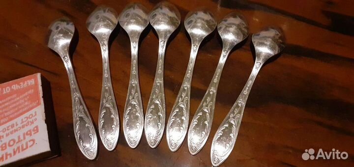 Ложки ножи мельхиор