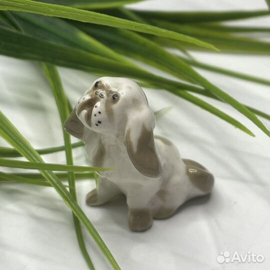 Фарфоровая статуэтка лфз Болонка СССР (сзр)