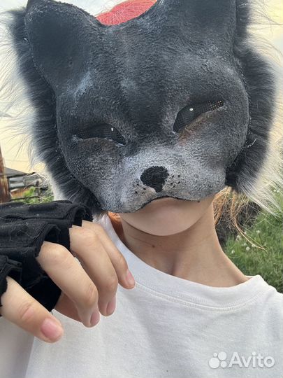 Маска для квадробики “гордый волк”