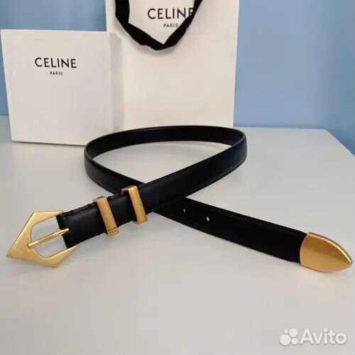 Ремень женский Celine натуральная кожа люкс