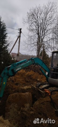 Услуги аренда мини экскаватора 3т