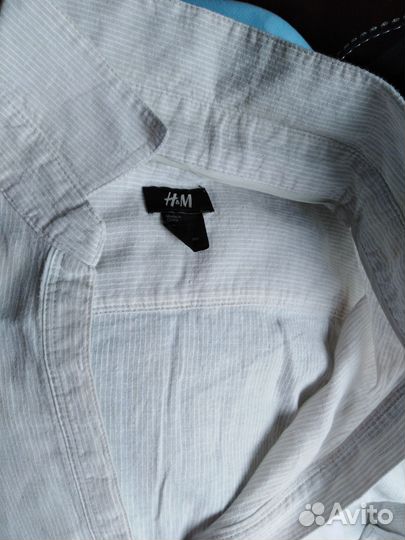 Новая блуза из льна HM