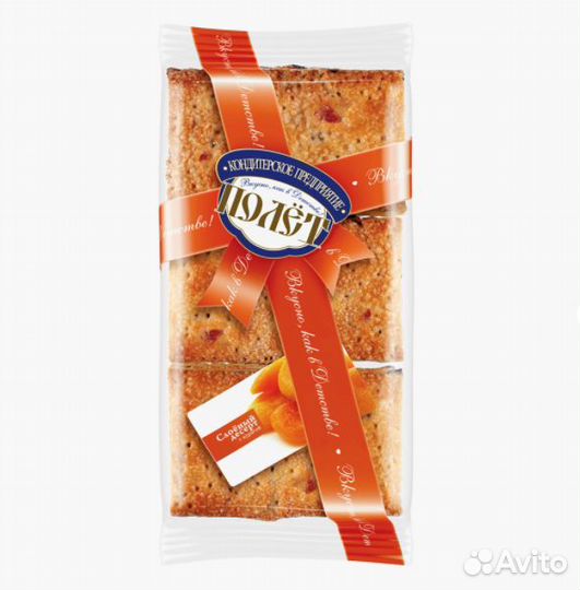 Печенье Слоеный десерт Полет с Курагой 220г