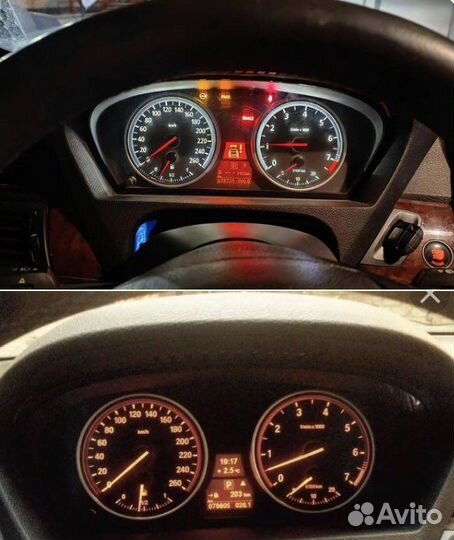 Пересвет панели