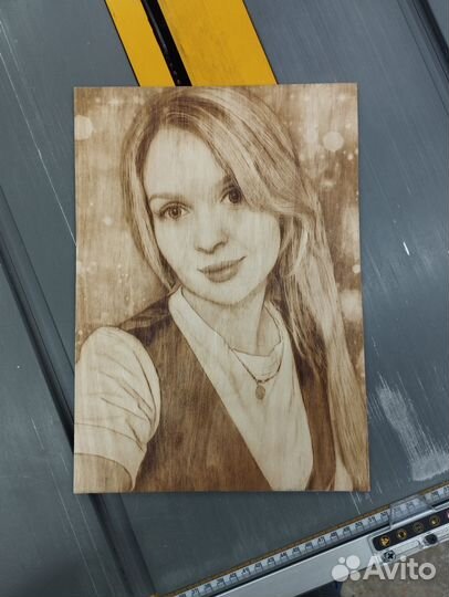 Выжигание портретов, картин на дереве