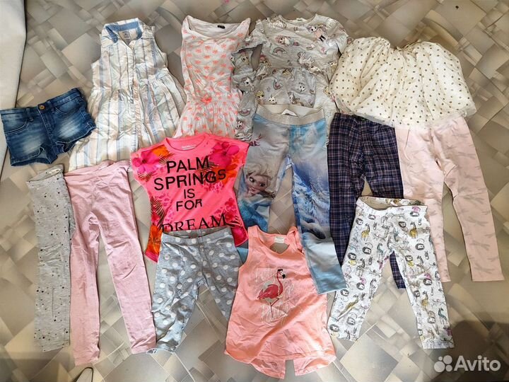 Пакет вещей на девочку 4-5 лет Zara HM Sela Carter