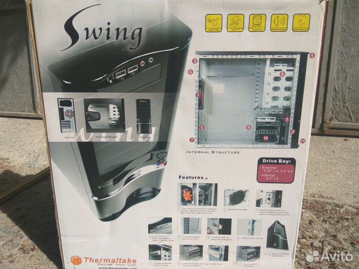 Корпус пк Thermalteake Swing