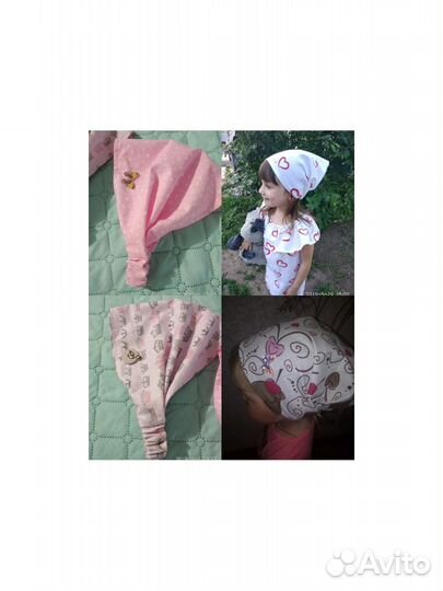 Косынка-бандана на резинке