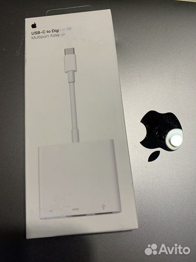 Переходник Apple USB-C на hdmi, USB, USB-C, новый