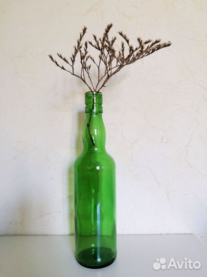 Бутылка (5 шт.) зеленое стекло горлышко - бочонок