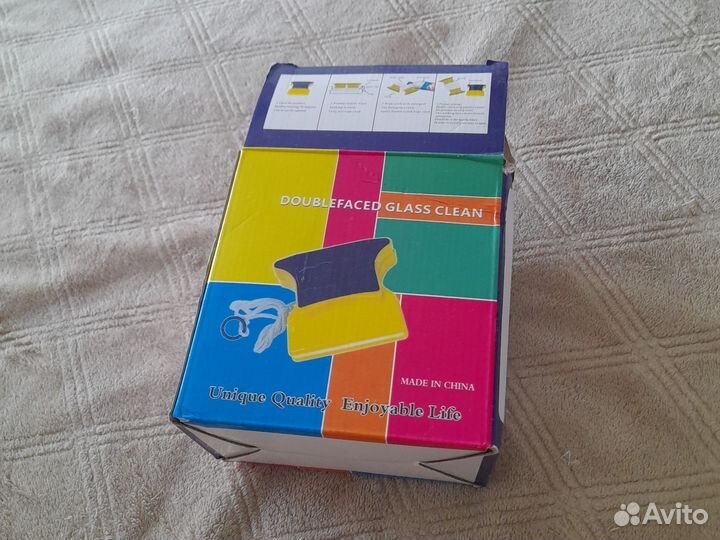 Магнитная щетка для мытья окон