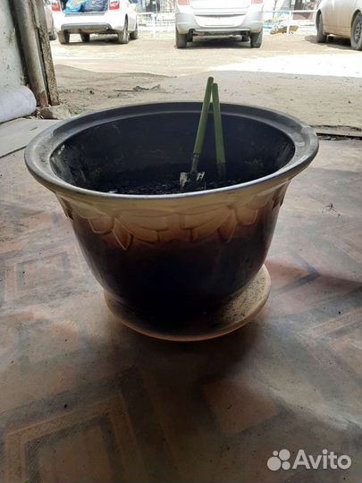Горшок для цветов керамика большой