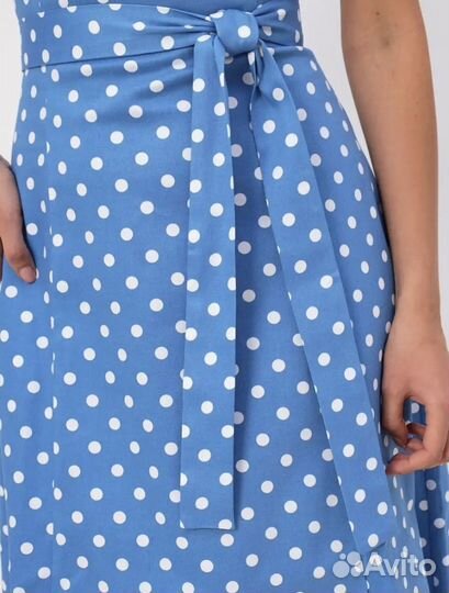 Сарафан в горошек