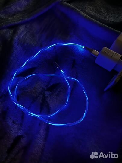 Светящийся кабель для зарядки iPhone