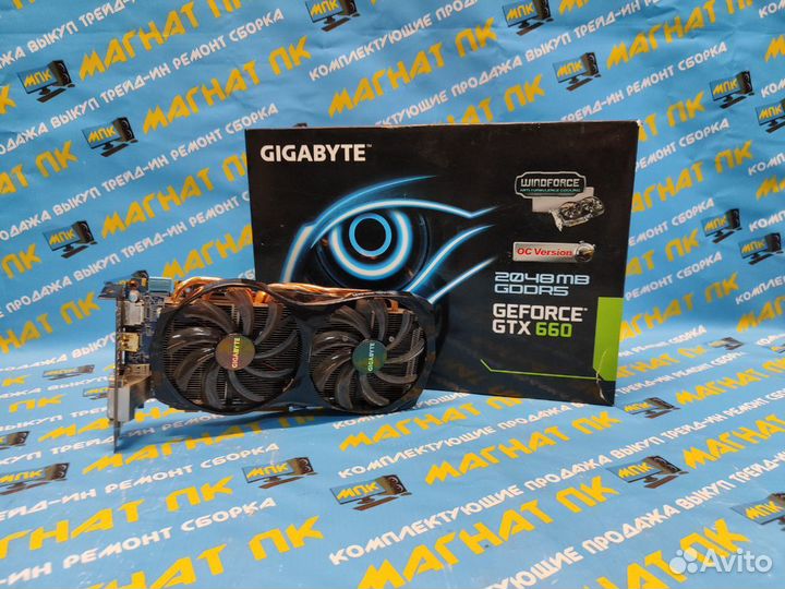 Видеокарта gigabyte GTX 660 2GB
