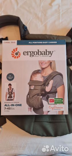 Рюкзак-кенгуру Ergobaby оригинал подленный