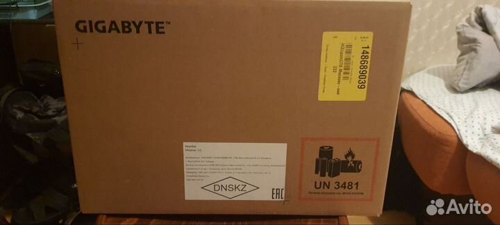 Ноутбук gigabyte G5 KF (i5-12500, RTX 4060)