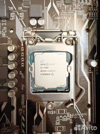 Материнская плата с процессором intel core i5 7500