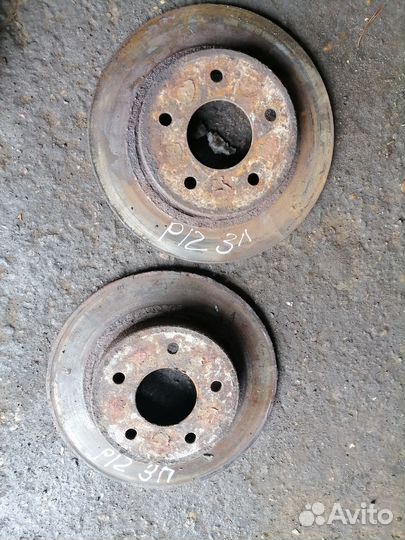 Задние тормозные диски Ниссан Примера П12