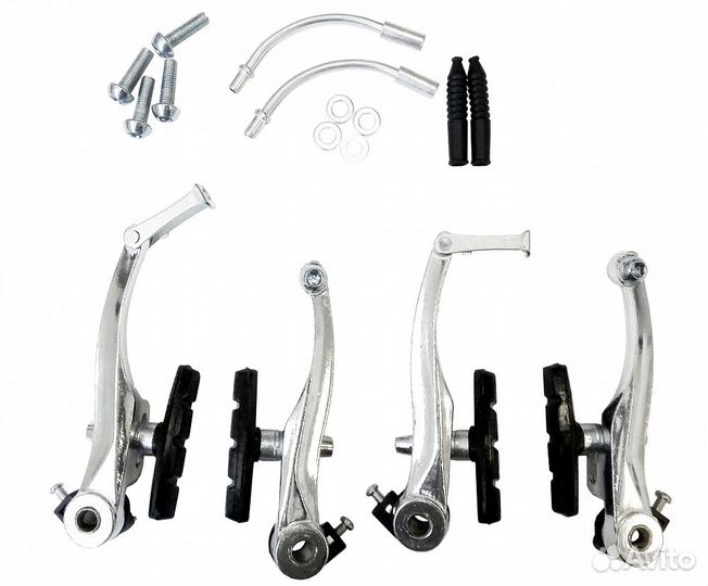 V-тормоза комплект для велосипеда № 09 хром