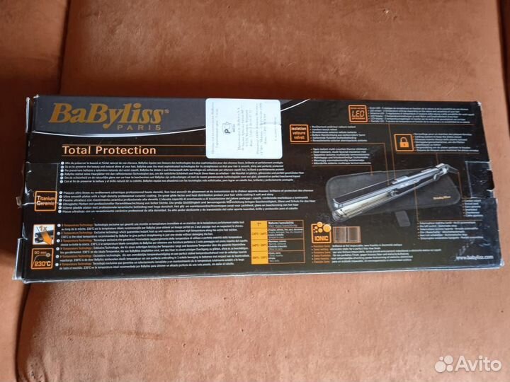 Выпрямитель для волос babyliss ipro 230 ionic