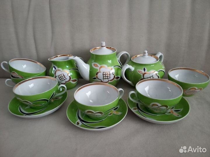 Предметы сервизов Песочное,Дулево,Барановка,лфз