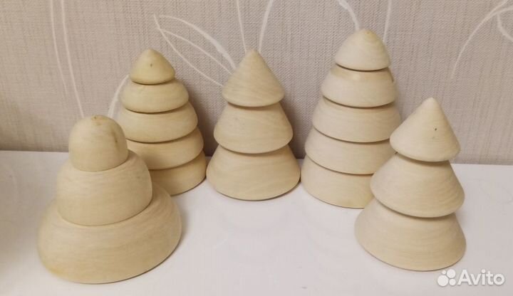 Елочки деревянные /для творчества