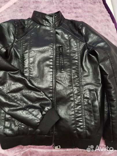 Куртка кожаная