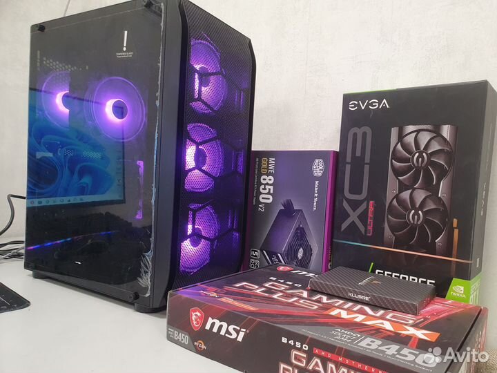 Игровой пк ryzen 9 3900, rtx 3070, ddr4 32