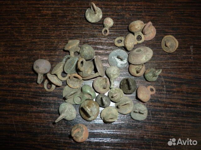Старинные пуговицы гирьки 33 штуки