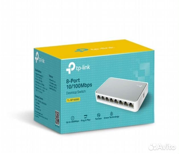 8-портовый настольный коммутатор tp link