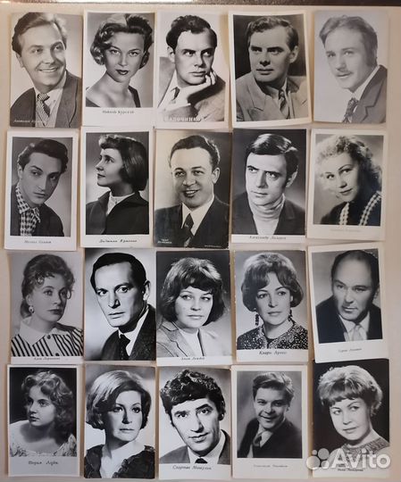 Фотооткрытки Актёры