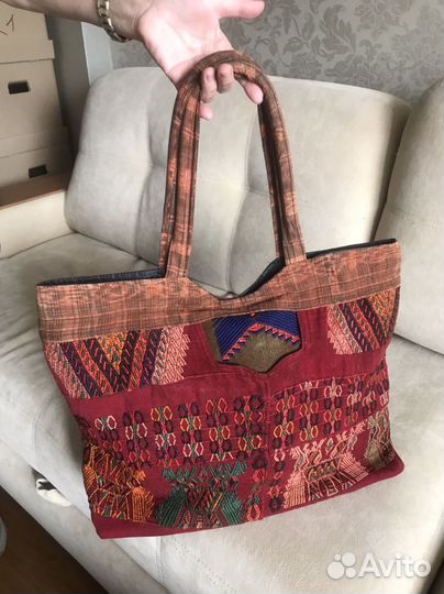 Cумка из ткани ручной работы