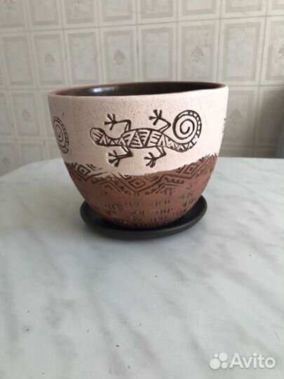 Горшок для цветов керамика