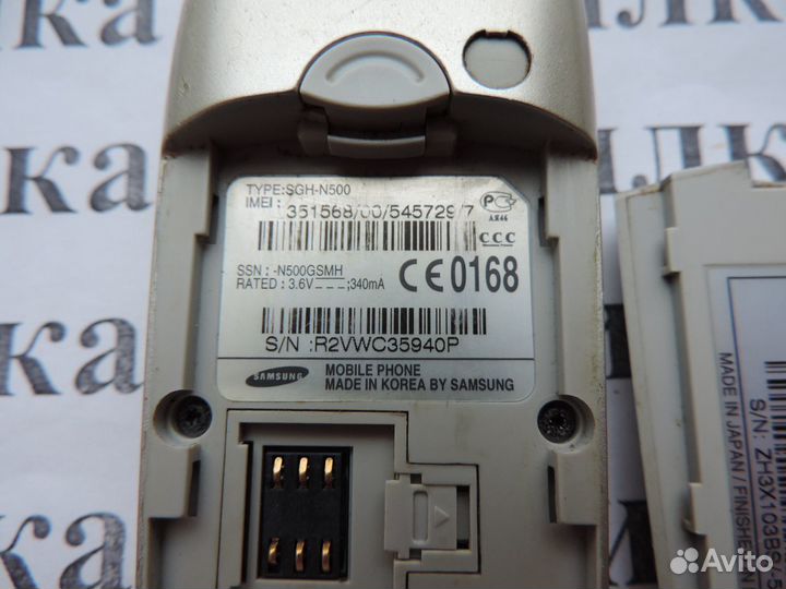 Телефон “Samsung N500”, требуется ремонт