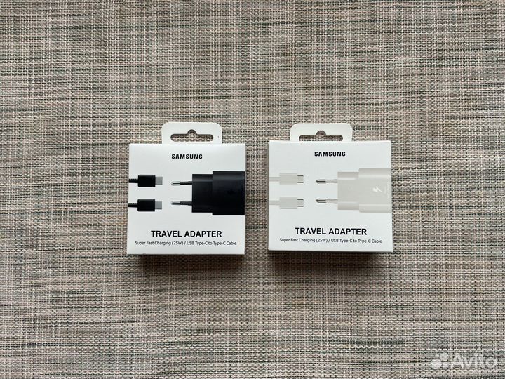 Зарядка Samsung 25w + кабель (Новые)