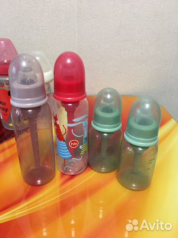 Бутылочки для кормления, молокоотсос, ниблер