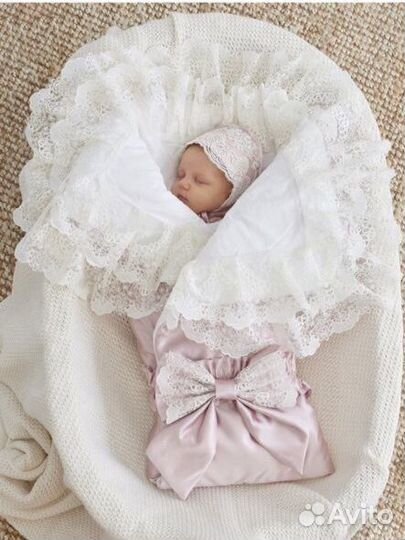 Конверт на выписку для девочки лето,весна