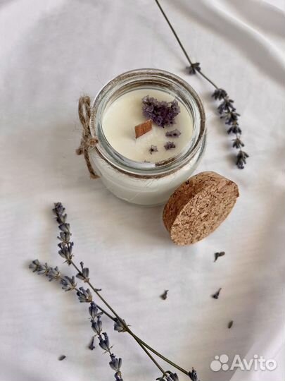 Набор свеча+соль для ванны