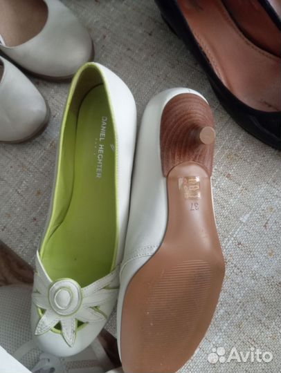 Балетки натуральная кожа 37