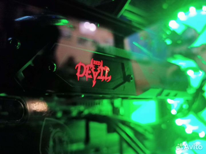 Видеокарта rx 580 Red Devil 8 гб golden