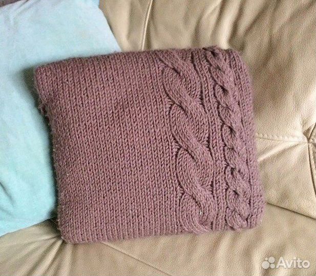 Вязаные подушки