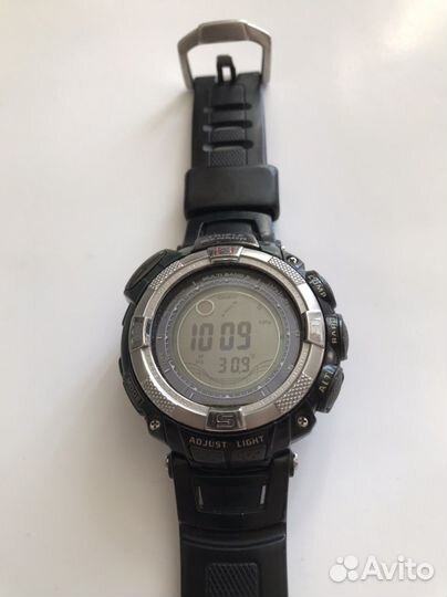 Часы casio pro trek 1500 титан