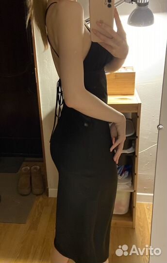 Платье атласное ASOS