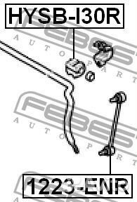 Втулка заднего стабилизатора d14.8