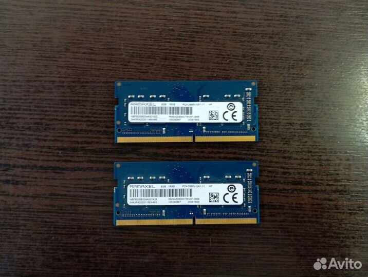 16 Гб DDR4 SO-dimm