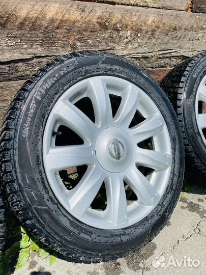 Литые диски r17 5x114 3 с резиной nissan