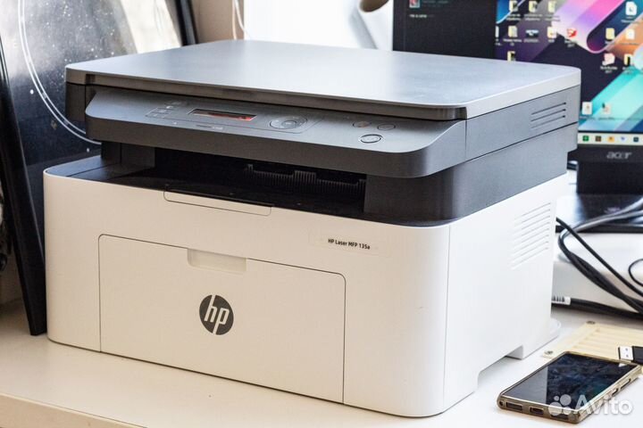 Мфу лазерное HP Laser MFP 135a, ч/б, A4, белый